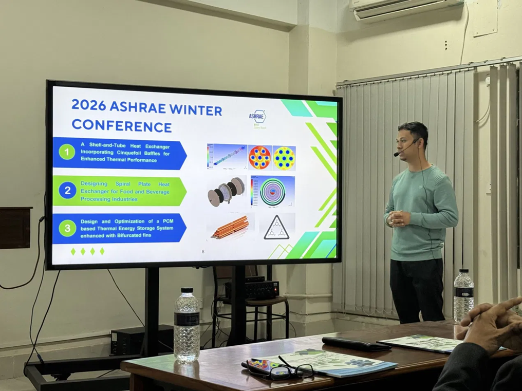 Presenting at the 2026 ASHRAE Winter Conference, BUET Student Branch